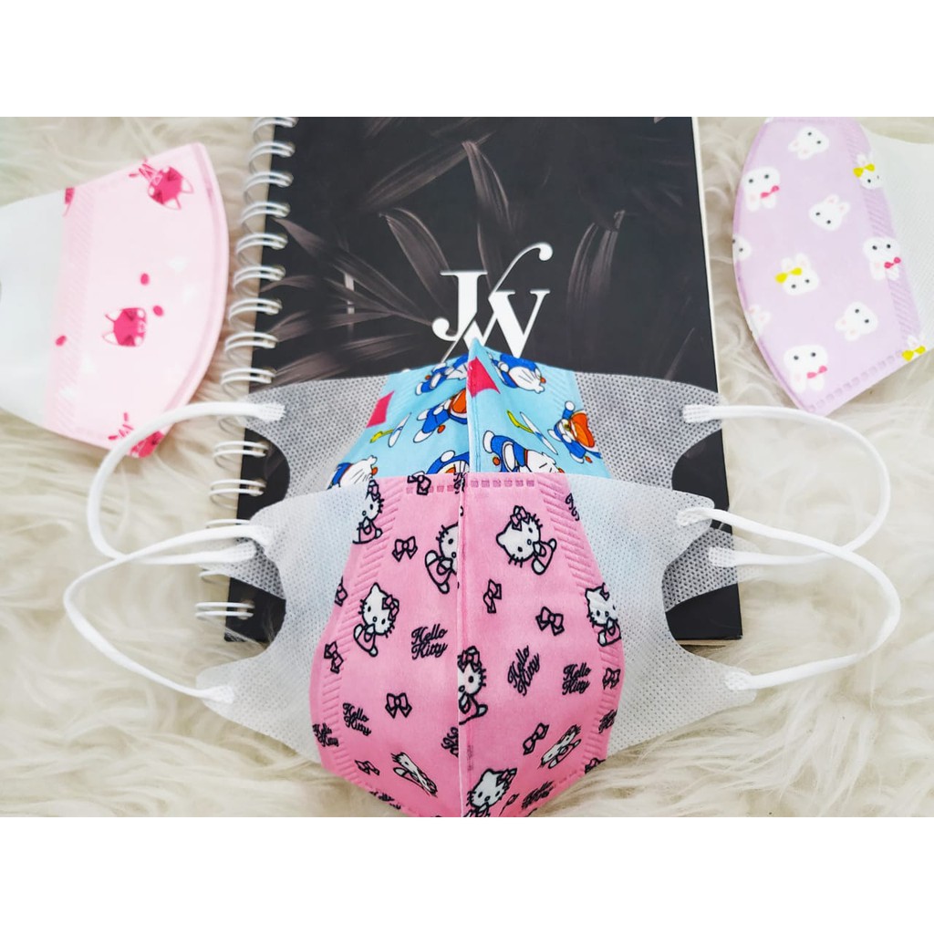 Masker Anak Duckbill KN95 Karakter 3ply Duckbill Earloop 2-8 thn PROMO