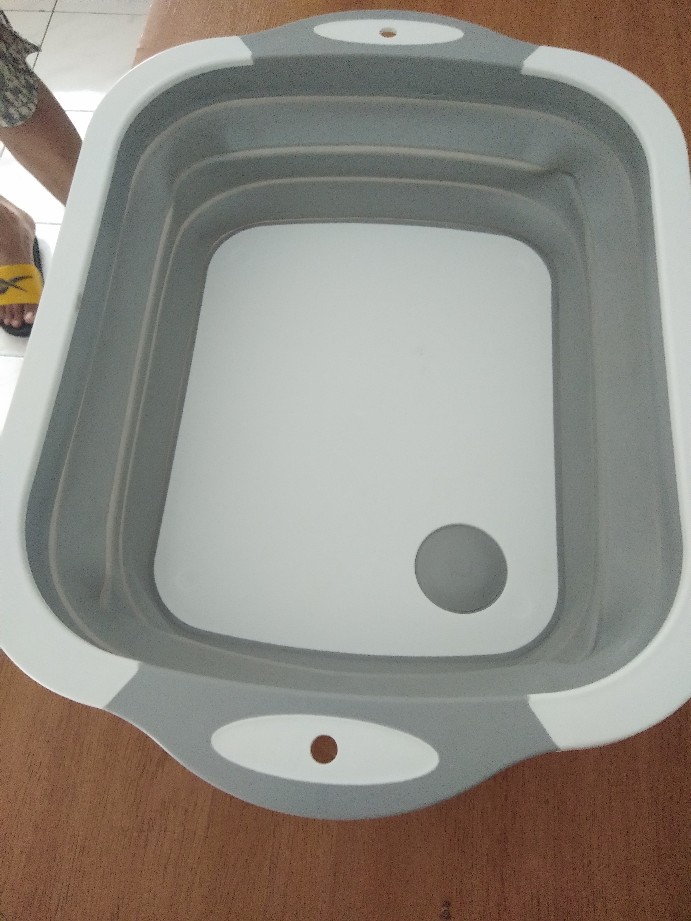 Wastafel Lipat 2 In 1 Talenan Lipat Dan Keranjang Wastafel 0632