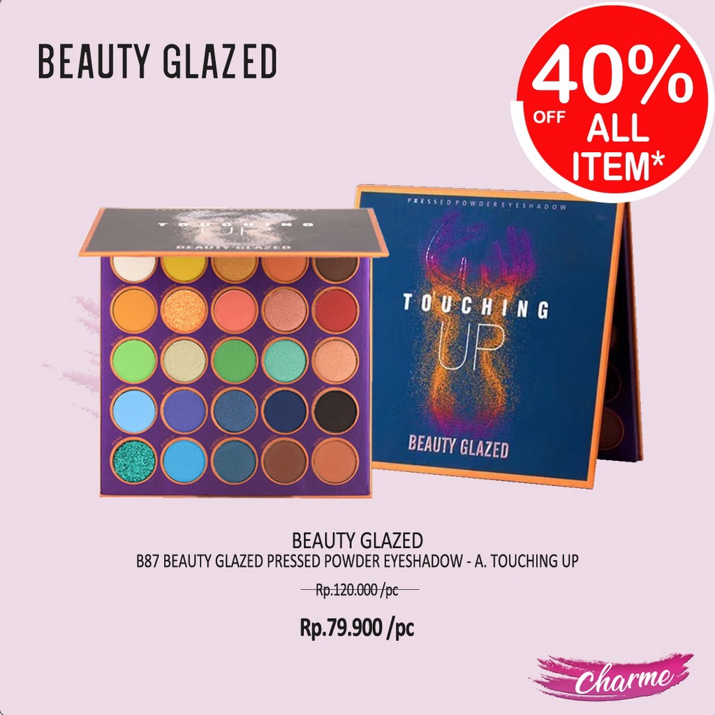 (READY &amp; ORI) Beauty Glazed Pressed Powder Eyeshadow Touching/Dreaming/Tasting Up B87