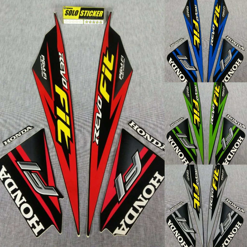 Bisa Cod Striping Sticker Motor Honda Revo Fit F1 2017 Shopee Bisa Cod Striping Sticker Motor Honda Revo Fit F1 2017 Shopee