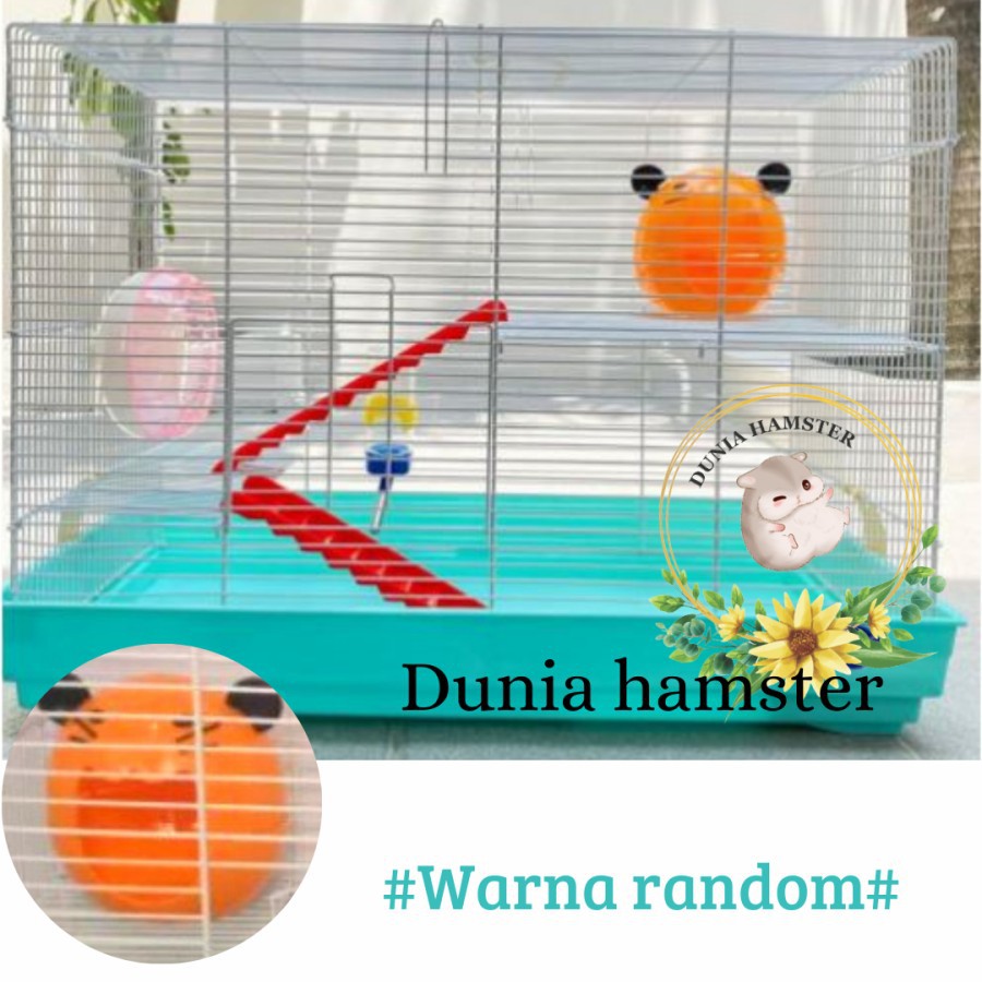 KANDANG HAMSTER BOOM LEBAR TINGKAT BIG JUMBO / RUMAH HEWAN / SYRIAN