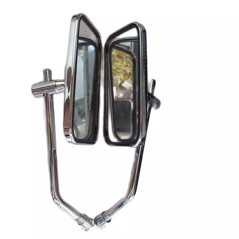 spion motor kotak clasik warna chrome