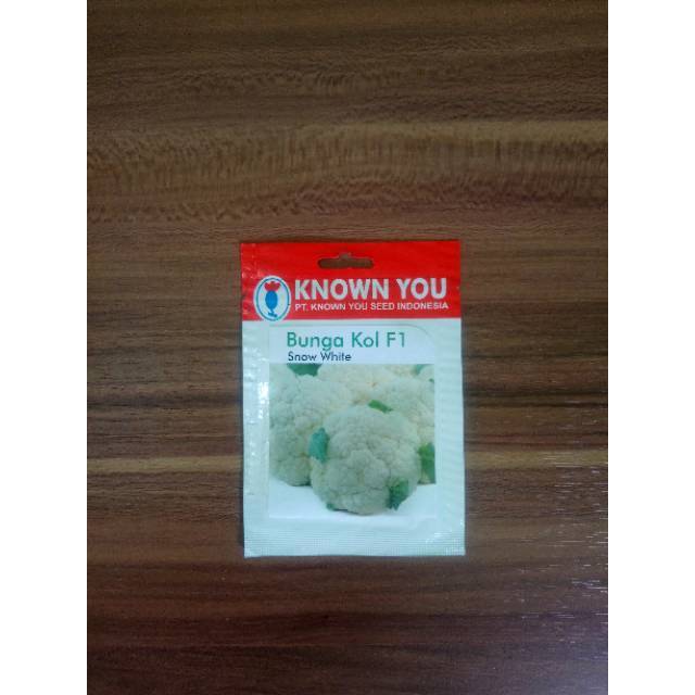 Benih Biji Bibit Kol Bunga SNOW WHITE sp 140.bj