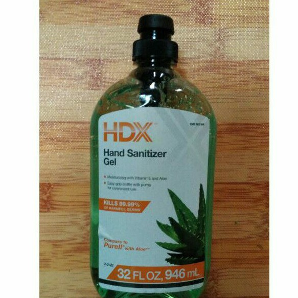 HDX Hand Sanitizer Gel 32 FLOZ, 946 mL