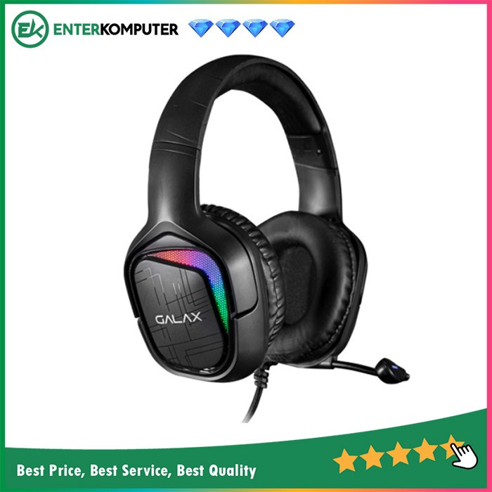 GALAX SONAR-04 Wired Gaming Headset - USB 7.1 Channel RGB