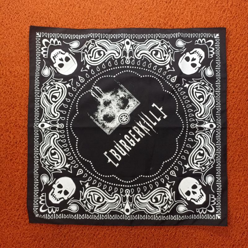 SLAYER BAND GARASI REBEL DISTRO / BANDANA BUFF IKAT KEPALA MASKER BANDO / BANDANA BAND METAL