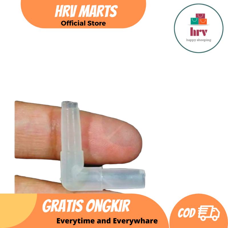 Sambungan L selang aerator Conector L selang aerator EL selang aerator