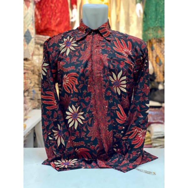 COD//KEMEJA BATIK//KEMEJA BATIK LENGAN PANJANG//KEMEJA BATIK COUPLE MARON//TERLARIS