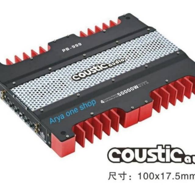 Power Amplifier COUSTIC Audio PB 999.4Channel POWER COUSTIC AUDIO PB999