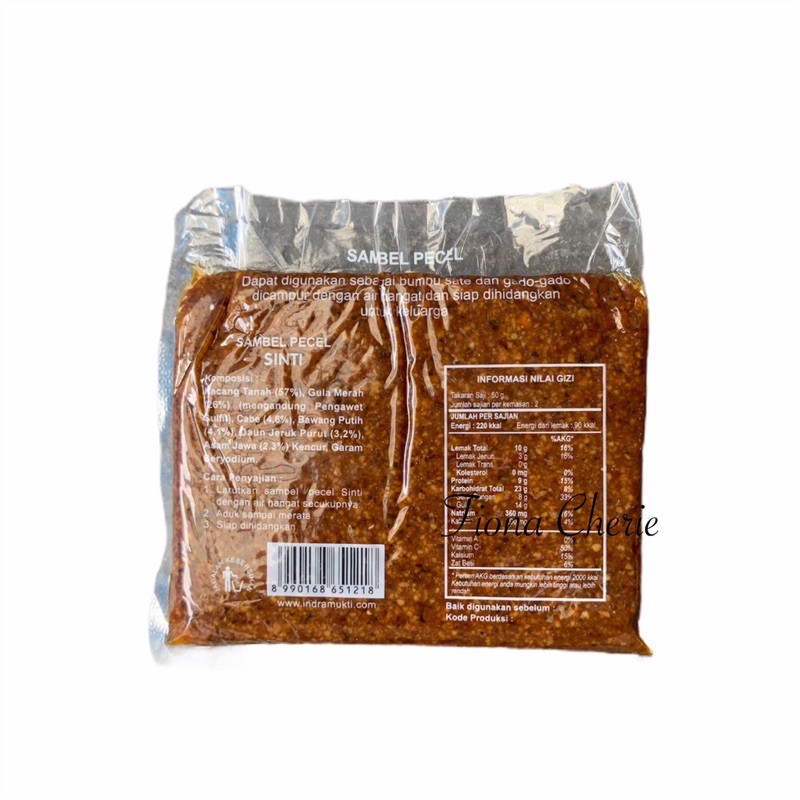 (JSO) Sambel Pecel Cap SINTI 100gr / Bumbu Pecel SINTI