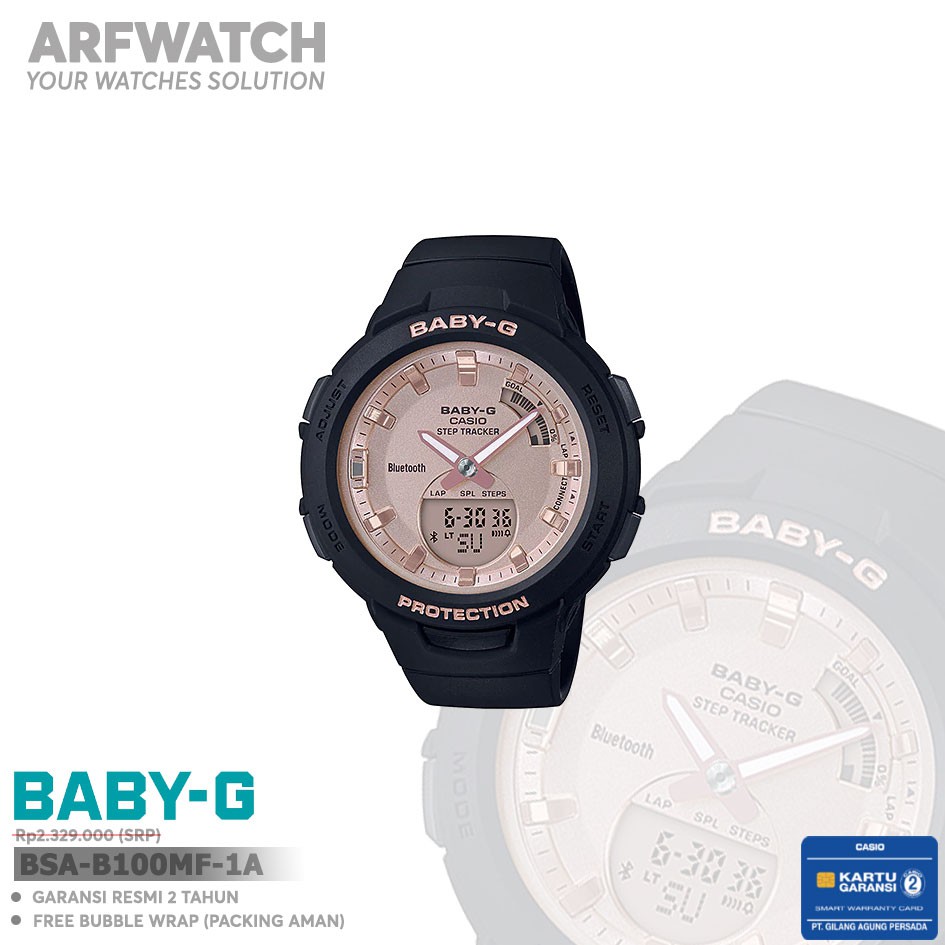 Casio Baby-G BSA-B100MF-1A / BSA-B100MF-1ADR Original