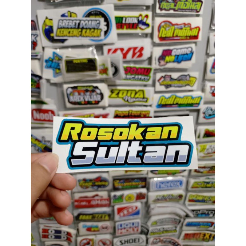 sticker printing ROSOKAN SULTAN NEW