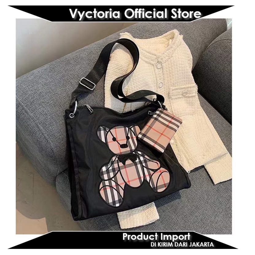 (COD) Vyctoria VOS5585 Tas Selempang Wanita Import Promo BQ3321 EL5585 LT1989 3321 5585 1989