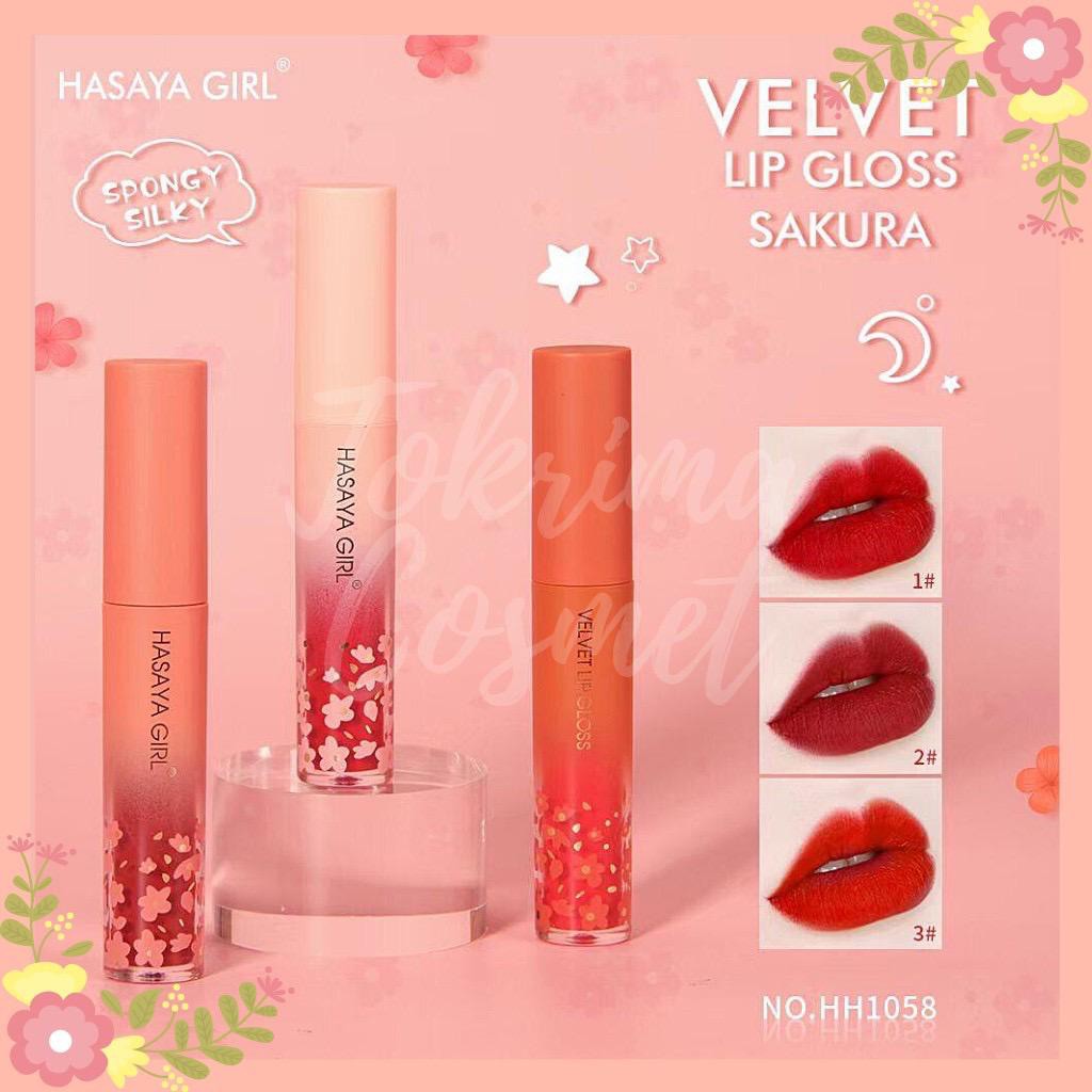 (CYBER) COD TERMURAH Lipgloss Hasaya Girl Sakura Edition with Box [HH 1058]