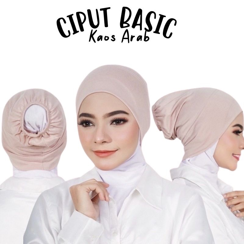 Ciput Basic Kaos Arab/Inner Basic/Daleman Hijab