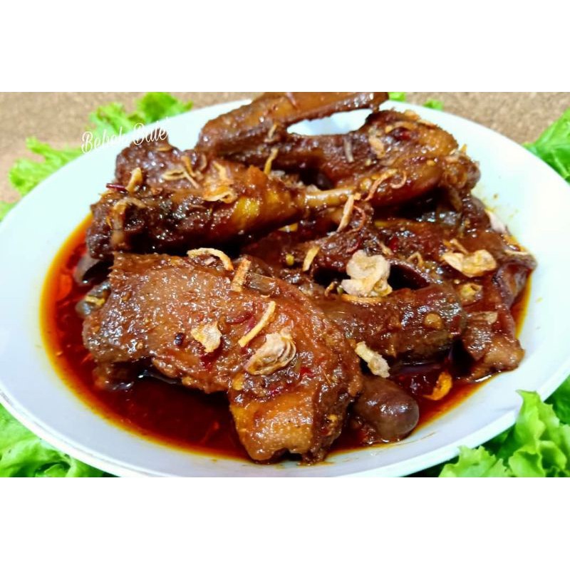 

bebek pedas bumbu semur(1ekor)