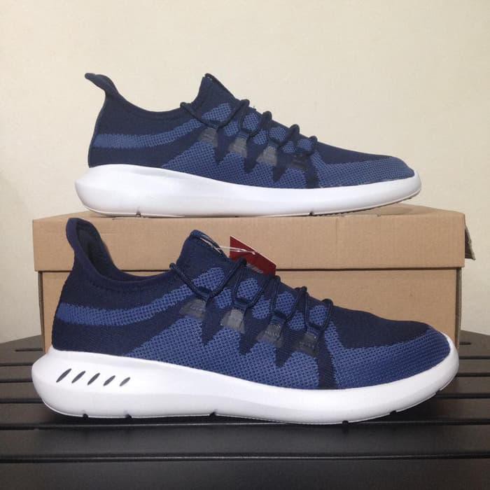 GROSIR SEPATU CASUAL PIERO REWIND KNIT BLUE WHITE P20531 ORIGINAL BNIB TERMURAH