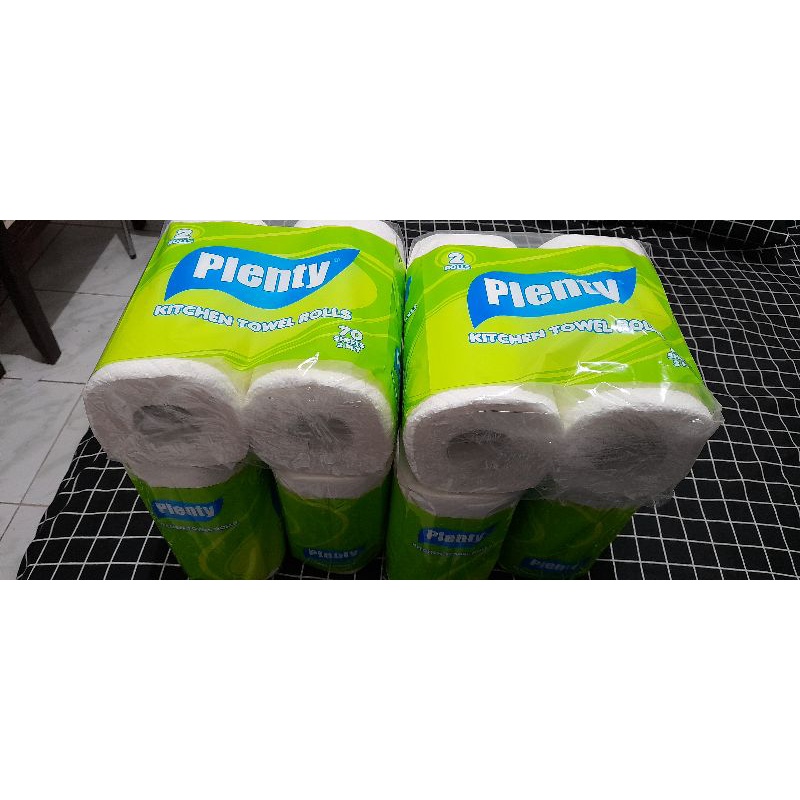 TISSUE PLENTY KITCHEN TOWEL ROLL /TISSUE DAPUR/ TISSUE SERAP MINYAK ISI 2 X 70 SHEETS 2PLY