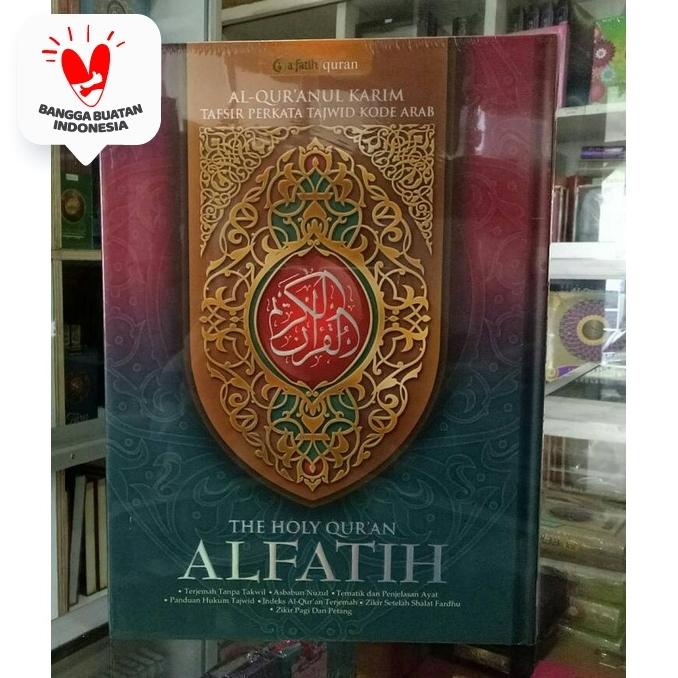

Alquran Al Fatih besar (A4), Al-Quran Tajwid Terjemah Per Kata Alfatih Star Seller Termurah