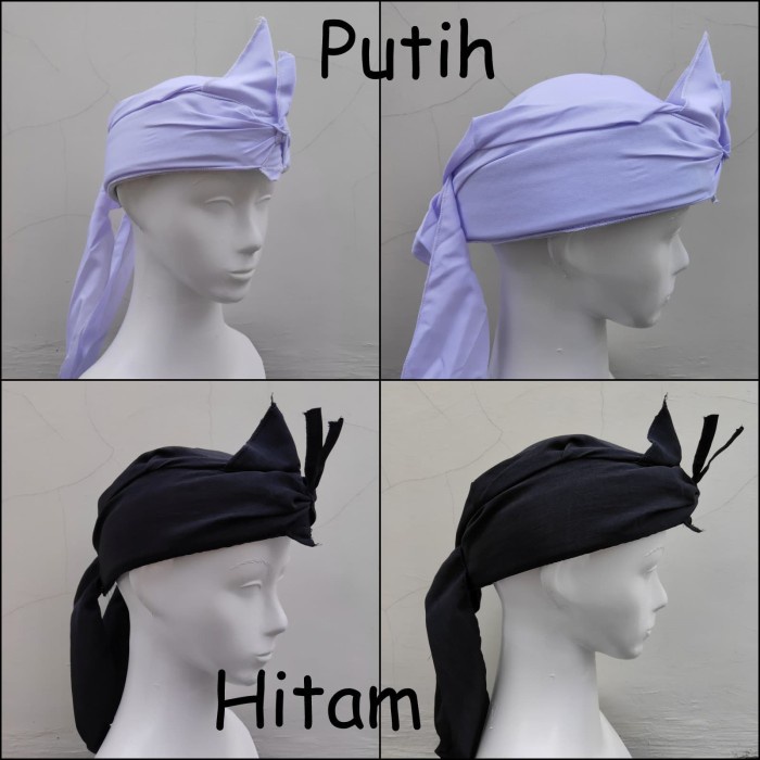 [Pria] Ikat Iket Kepala Tradisional Blangkon Sunda Ikat- Full 457Y700