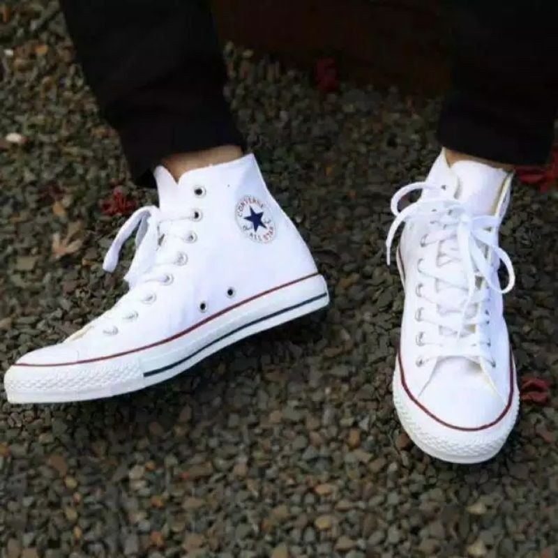 CONVERSE BOOTS Size 36-43 AL STARR untuk PRIA dan WANITA // sepatu SEAKERS // Sepatu sekola//Sepatu Allstar Tinggi / Sepatu Convers Chuck Taylor Classic High / Sepatu sekolah hitam putih murah