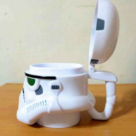 Mug starwars / gelas starwars ( stroomtrooper dan dartvader )