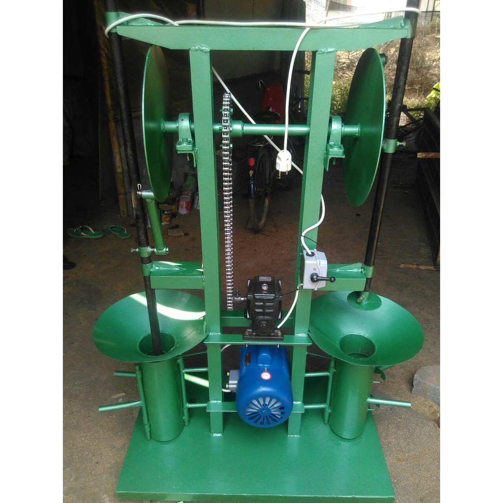 Mesin Press Baglog Jamur 2 in 1 Murah