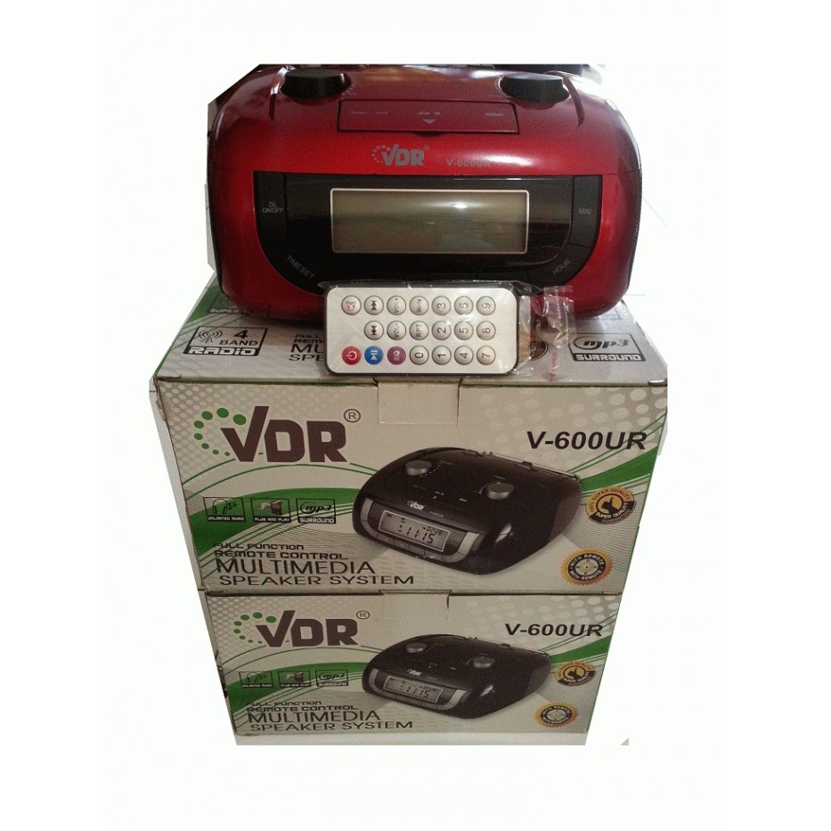 Speaker Full Function Multimedia + Remote Control V-600