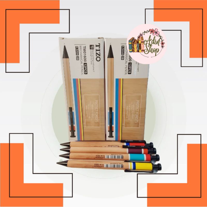 

Pensil Mekanik Lucu Klasik/ Pensil Isi/ Mechanical Pencil Tizo