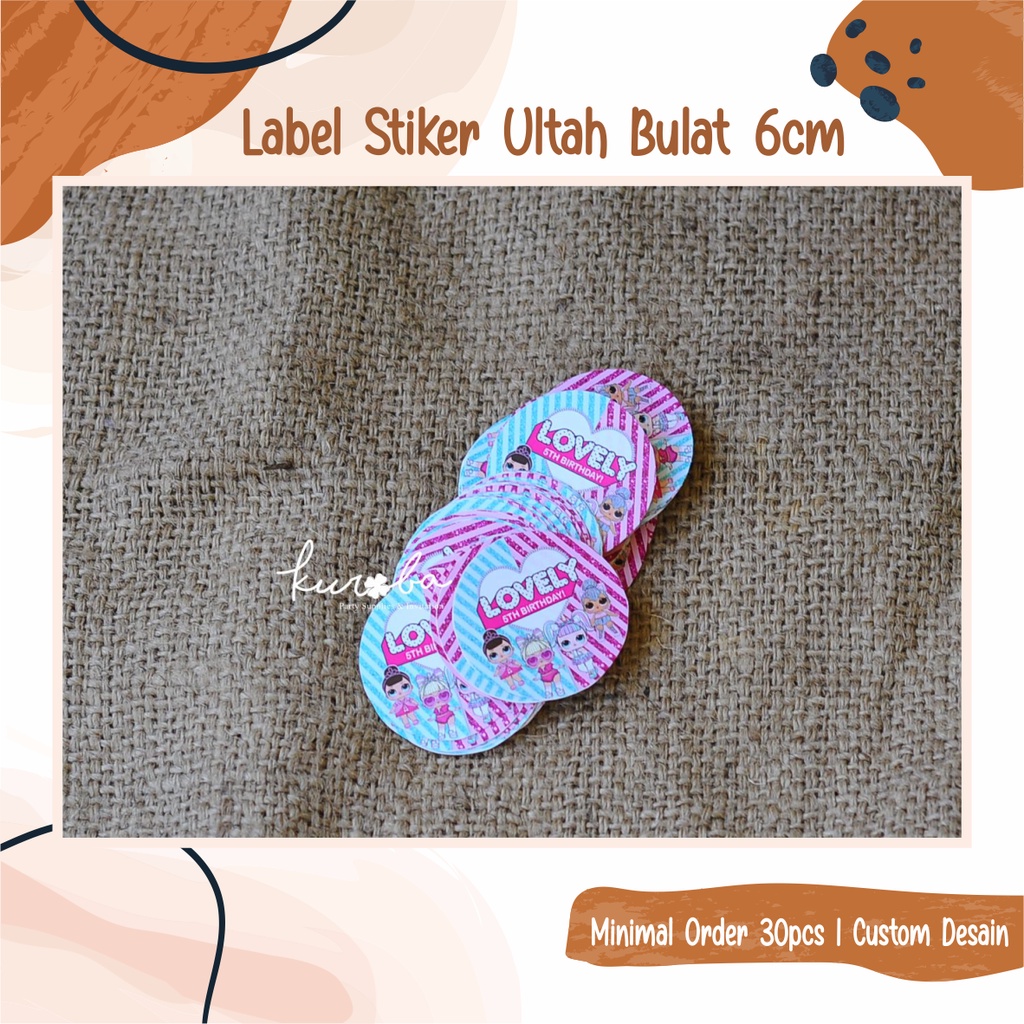 

Stiker Label Ulang Tahun Diameter 6cm