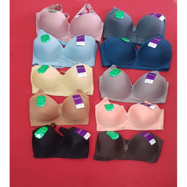 BRA SOREX Tanpa Kawat BH Sorex 17239 Cup B