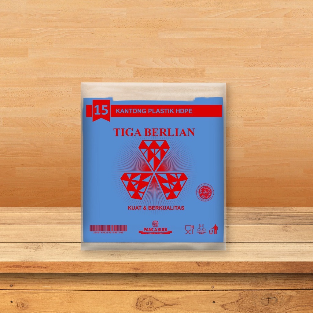 Kantong Plastik Kresek Tiga Berlian Biru