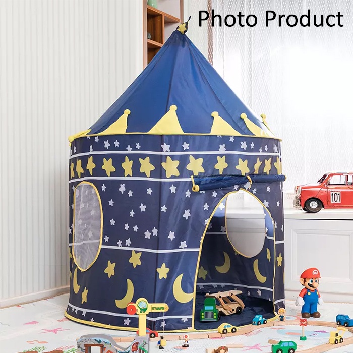 Tenda Mainan Tenda Anak Anak Tempat Anak Balita Bermain Tenda Lipat Portable Model Kerucut