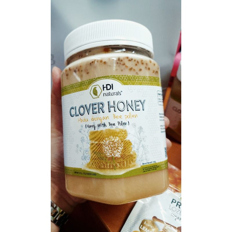 Madu Clover Honey HDI1KG madu murni tanpa proses ROYAL JELLY BEEPOLLEN