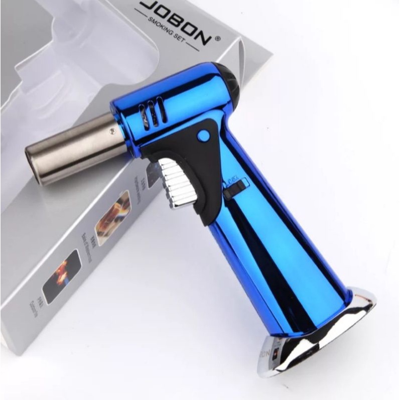 JOBON Single Jet Turbo Lighter mode Lock Fire / Korek Api Gas isi Ulang Gas Multifungsi Serbaguna Original