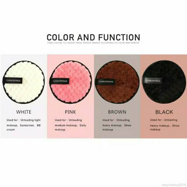 Reusable towel make up remover pads remover Makeup Removal Puff Double Sided Face Cleansing Puff clean sponge clean spons