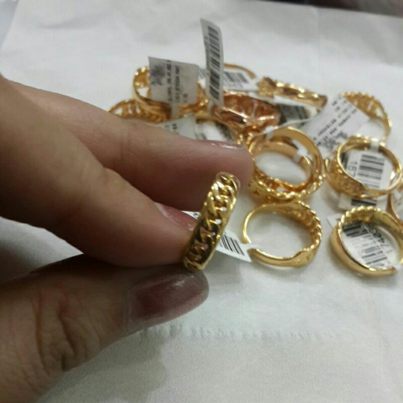 cincin stengah rantai ukuran 9