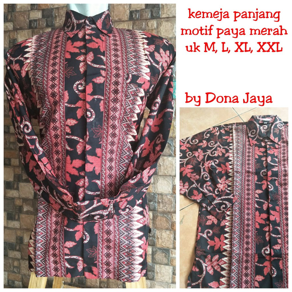 kemeja batik lengan panjang termurahhh