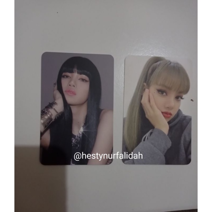 PHOTOCARD LISA BLACKPINK OFFICIAL POB KTOWN LALISA