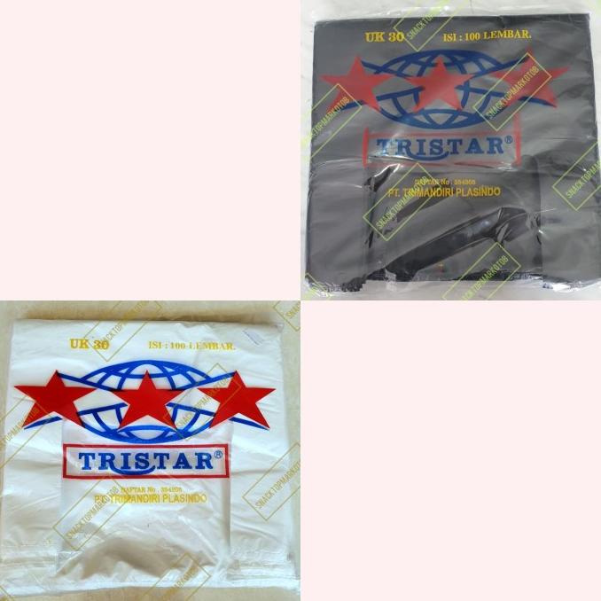 

$$$$] Kantong Kresek 30x55CM Tristar 100 Lembar