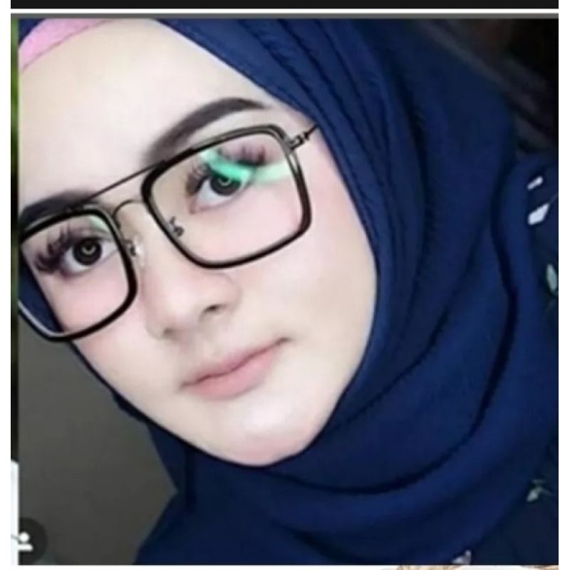 Kacamata Fashion Persegi IronMan Pria Wanita