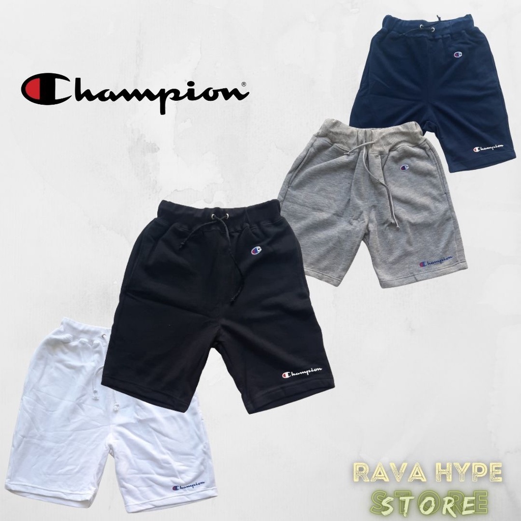 Short Pants Champion Mini Script Original / Celana Pendek Celana Champion Bawahan