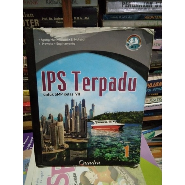 buku IPS terpadu SMP/Mts kelas 1-7 penerbit quadra