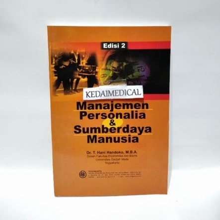 BUKU MANAJEMEN PERSONALIA &amp; SUMBER DAYA MANUSIA EDISI 2 HANI HANDOKO