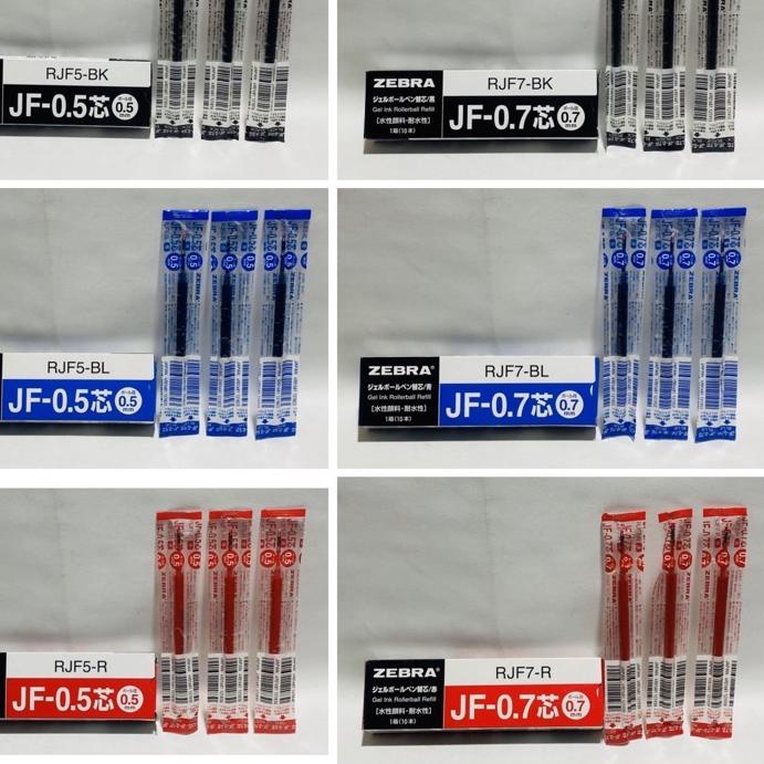 

★HOT SALE REFILL PULPEN ZEBRA SARASA CLIP 0.5 MM DAN 0.7 MM / 1 BOX ISI 10 PCS Penawaran Terbaik