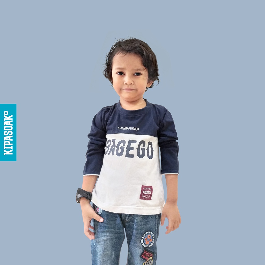 Gagego #5 Kids - Long Sleeve Kaos Couple Anak Kaos Khas Pati Kaos Kipasoak