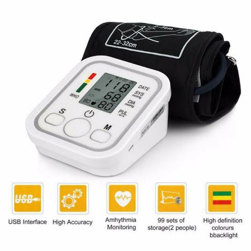 Tensi Darah Digital Intellective Pengukur Tekanan Darah Blood Pressure