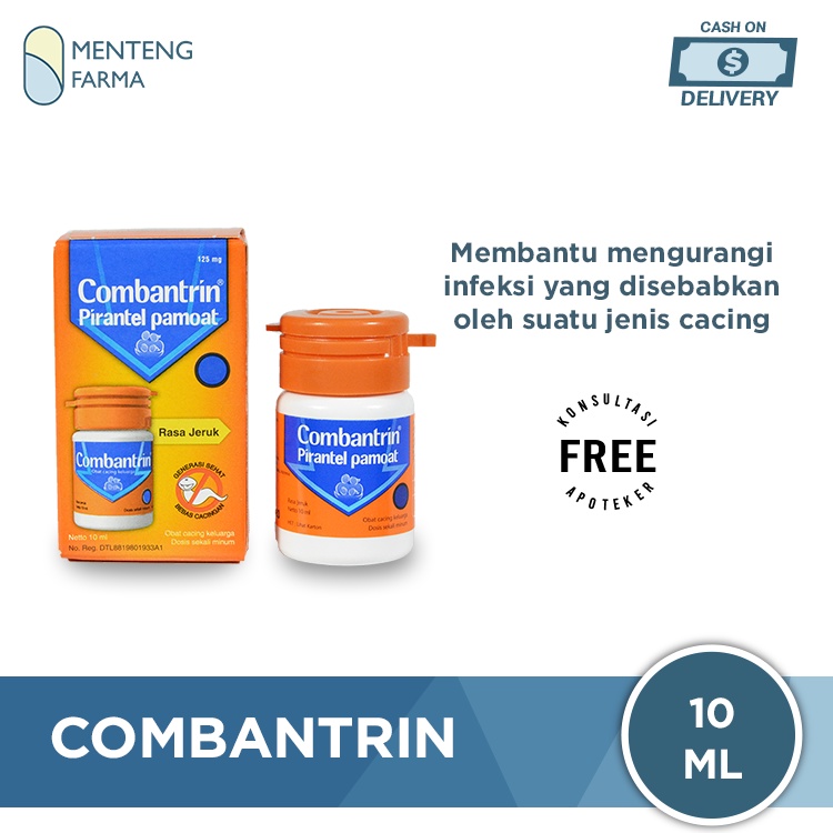 Combantrin - Membasmi Cacing Kremi, Cacing Gelang, dan Cacing Tambang