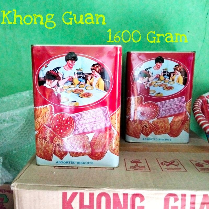 

Biskuit Khong Guan Kaleng 1600 gram