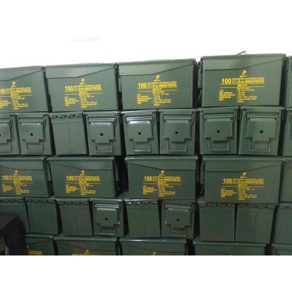

Cabinet | Box Pindad Tool Army Kotak Tni Peluru Besi 30 X 15 X 19 Cm Tools